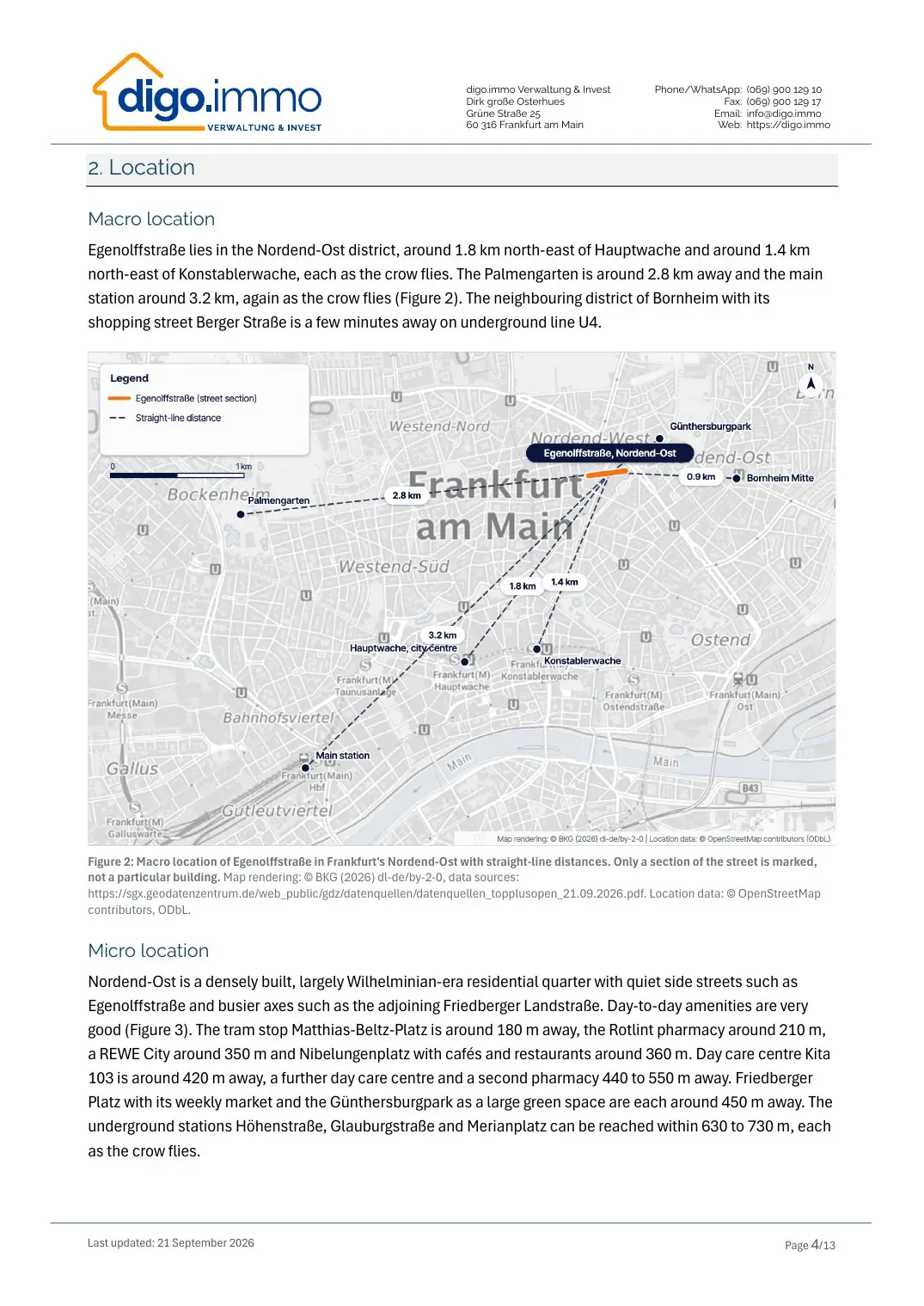 Location map from the sample document