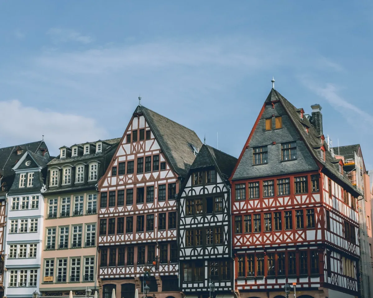 Historische Fachwerkhäuser am Römerberg in Frankfurt am Main